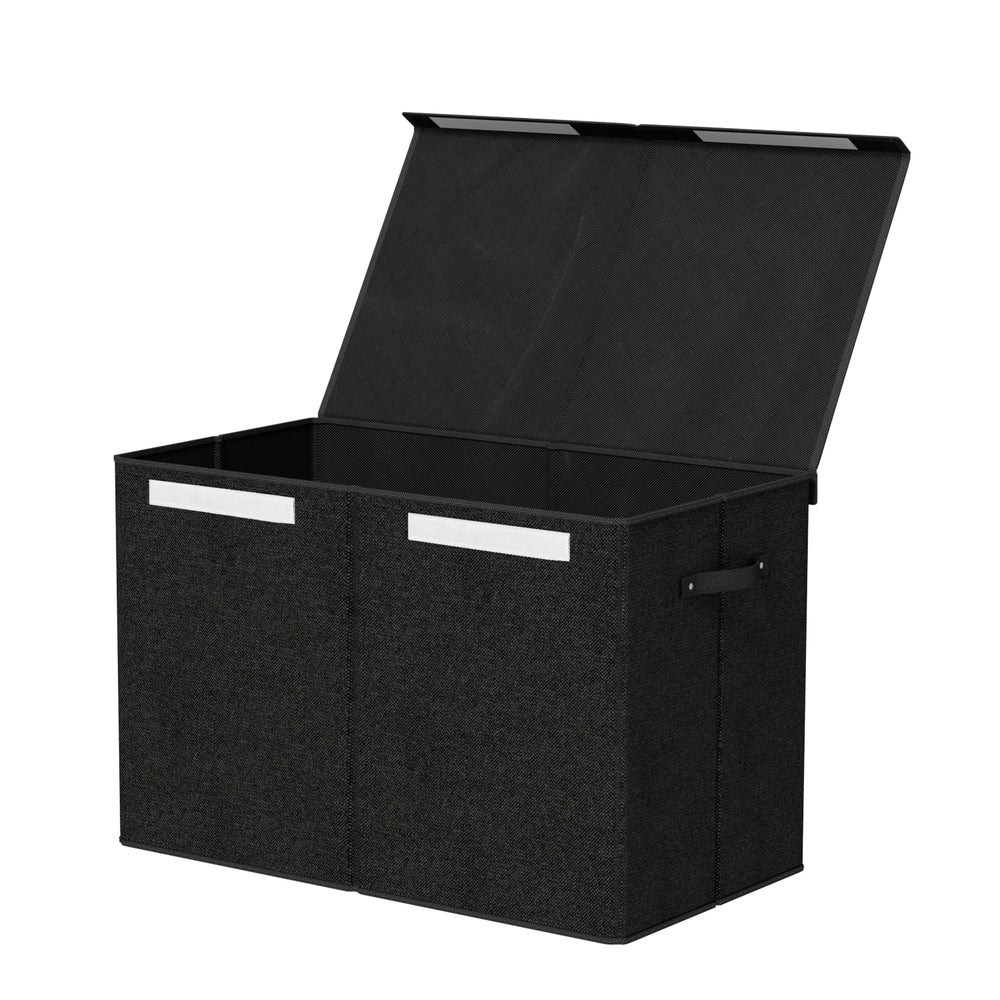 Keezi Large Toy Box Chest Storage with Flip-Top Lid Foldable Organizer Bins - SuperSaverAU - view 1