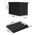 Keezi Large Toy Box Chest Storage with Flip-Top Lid Foldable Organizer Bins - SuperSaverAU - view 2