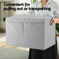 Keezi Large Toy Box Chest Storage with Flip-Top Lid Foldable Organizer Bins Grey - SuperSaverAU - view 5