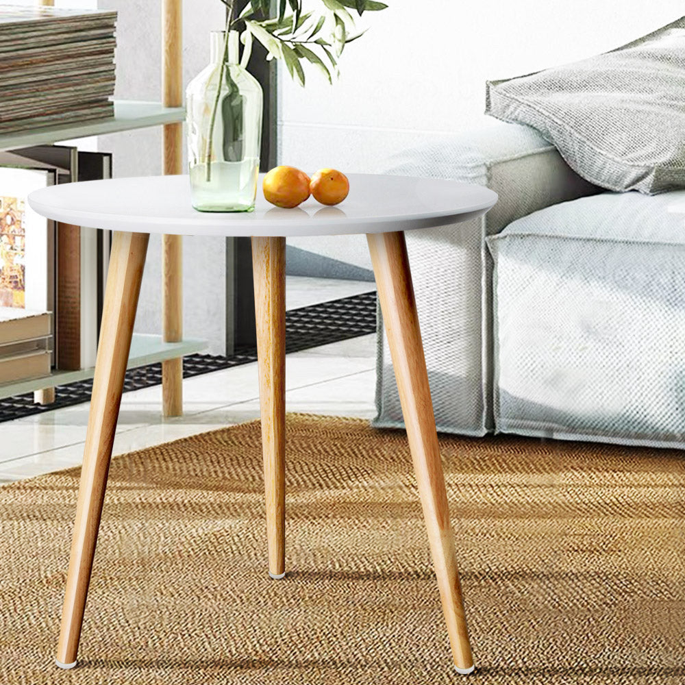 Artiss Coffee Table Round 50CM Callix - SuperSaverAU - view 1