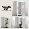 Artiss Bathroom Storage Cabinet 3-Tier Slim Toilet Paper Holder Organizer White - SuperSaverAU - view 6