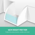 Artiss Wall Shelf Corner Floating 5-Tier White - SuperSaverAU - view 6