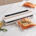 Devanti Food Vacuum Sealer – White 110W, 6 Modes with Slide Cutter