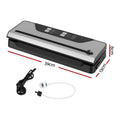 Devanti Food Vacuum Sealer Machine – Black 110W, 9 Modes with Slide Cutter