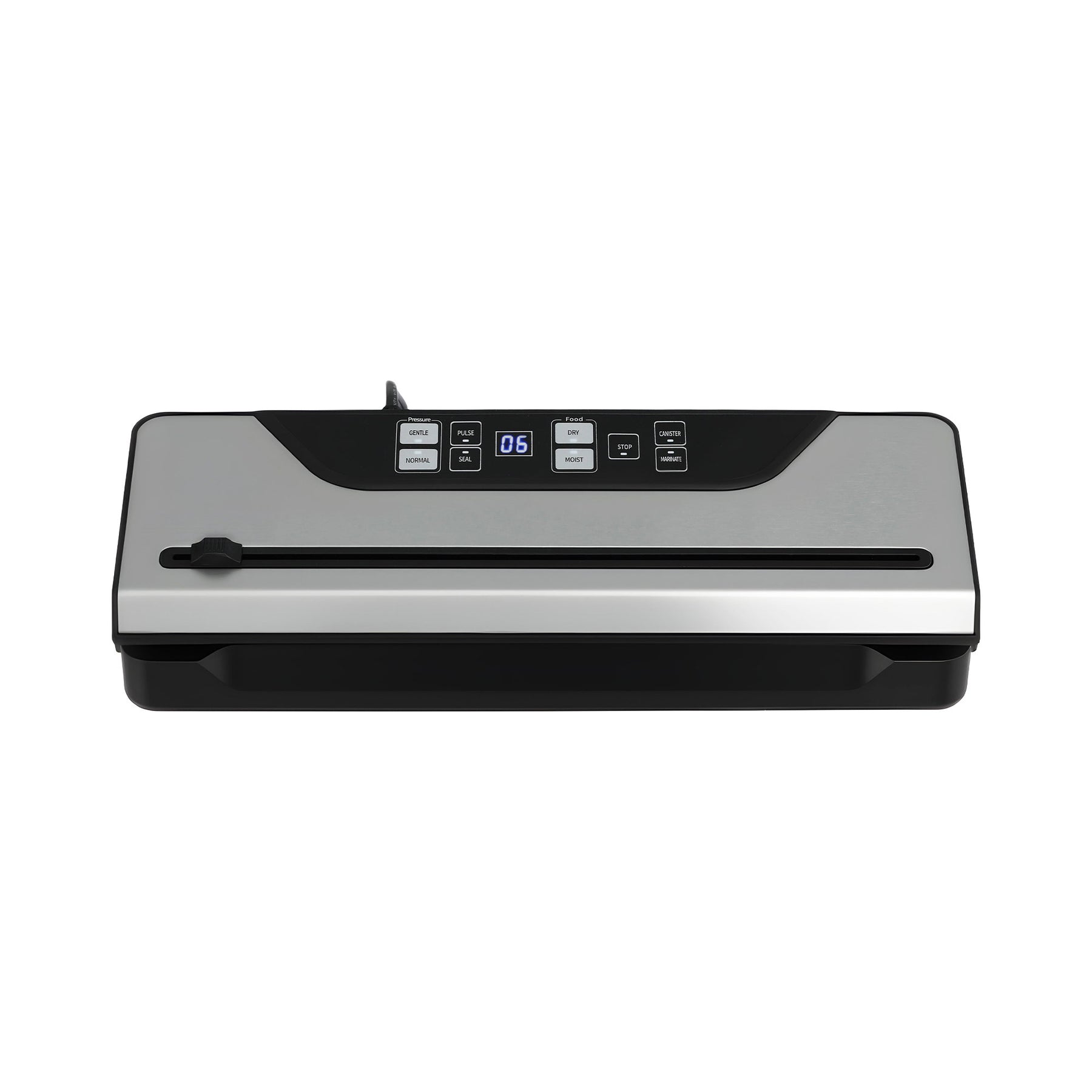 Devanti Food Vacuum Sealer Machine – Black 110W, 9 Modes with Slide Cutter
