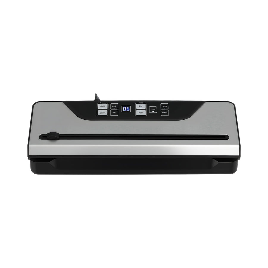 Devanti Food Vacuum Sealer Machine – Black 110W, 9 Modes with Slide Cutter