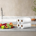 4 Rolls Food Vacuum Sealer Bags 15CMx6M, Tear-Resistant, Safe, Customizable - SuperSaverAU - view 4