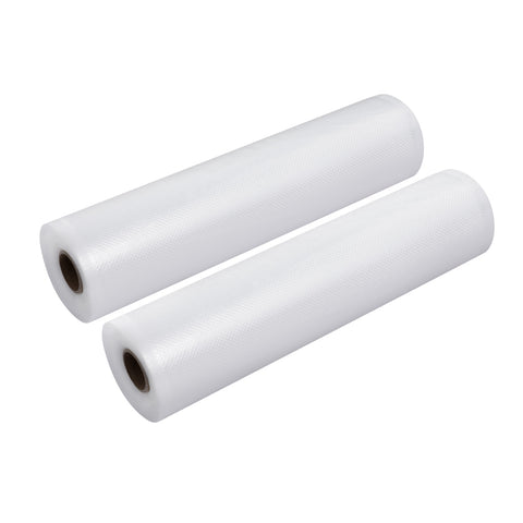 Vacuum Sealer Bags 28CMx6M - 2 Rolls, Tear-Resistant, Safe Material, Multi-Layer Design - SuperSaverAU - view 1
