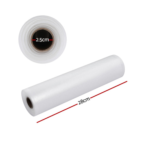 Vacuum Sealer Bags 28CMx6M - 2 Rolls, Tear-Resistant, Safe Material, Multi-Layer Design - SuperSaverAU - view 2