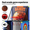 Basketball Arcade Game Electronic Scorer 3 Games Adjustable Kids Blue - SuperSaverAU - view 5