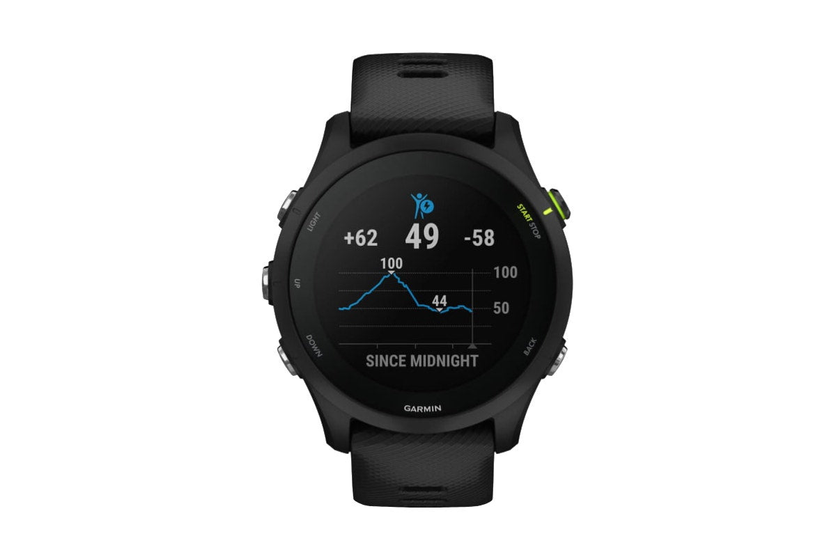 Garmin Forerunner 255 Music Smart Sports Watch (Black, 46mm)