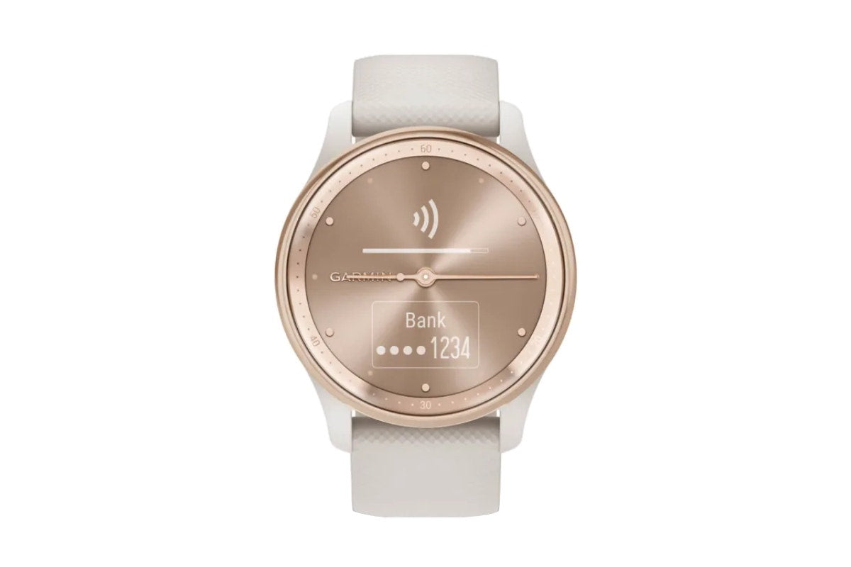 Garmin Vivomove Trend Smart Sports Watch (White Cream)