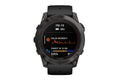 Garmin Fenix 7X Pro Sapphire Solar DLC Titanium Smart Sports Watch (Carbon Grey/Black Band, 51mm)