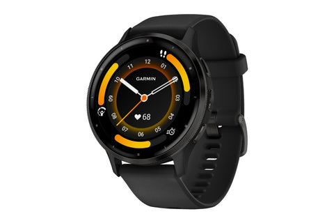 Garmin Venu 3 Smart Sports Watch (Slate with Black Band, 45mm)