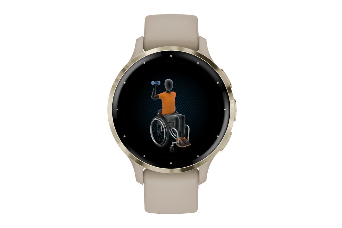 Garmin Venu 3S Smart Sports Watch (French Grey/Soft Gold; 41mm)