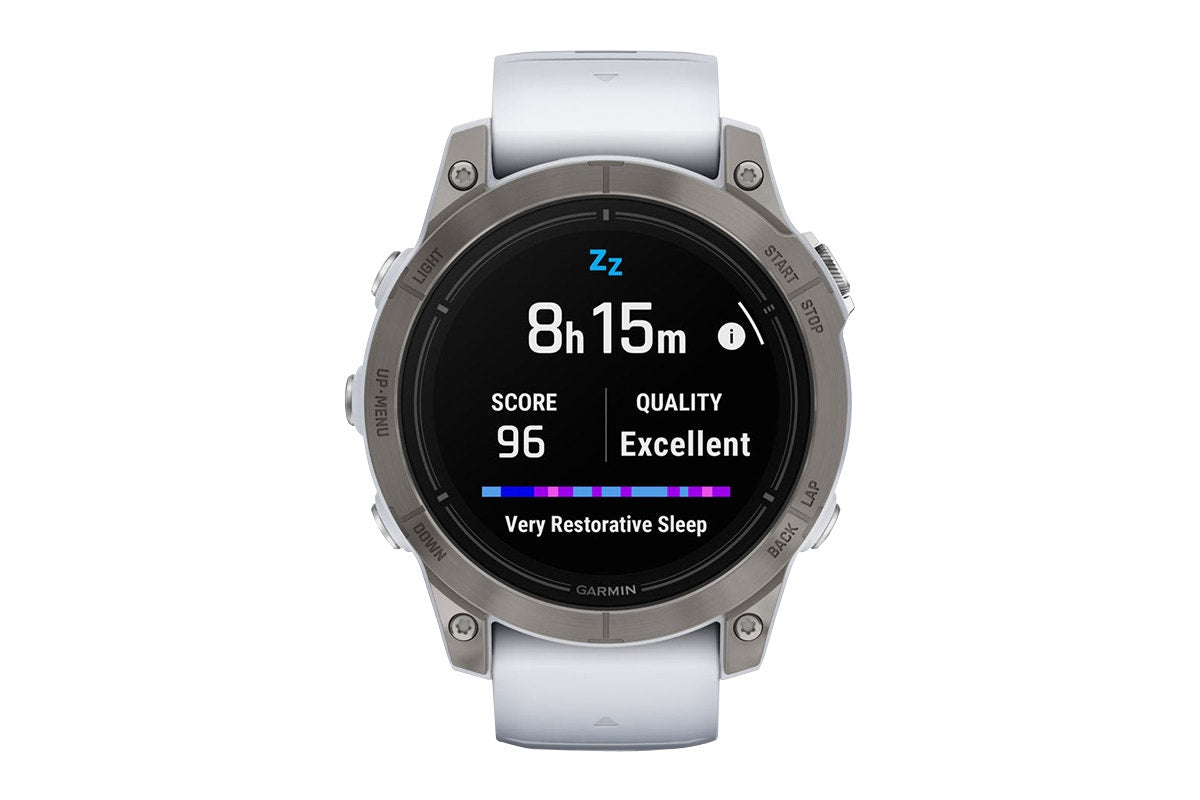 Garmin Epix Pro Gen 2 Sapphire Smart Sports Watch - Titanium with Whitestone Band, 47mm - SuperSaverAU - view 7