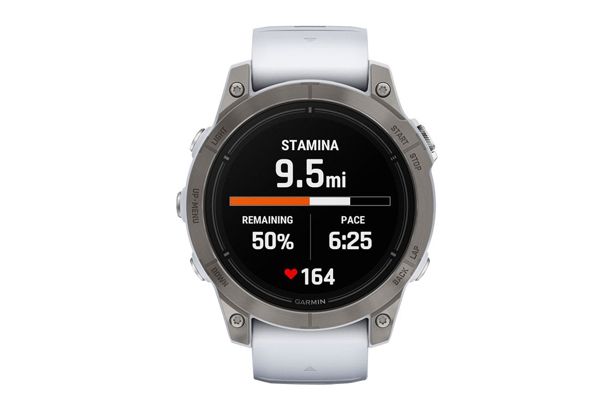 Garmin Epix Pro Gen 2 Sapphire Smart Sports Watch - Titanium with Whitestone Band, 47mm - SuperSaverAU - view 8