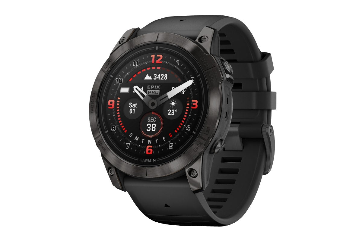 Garmin Epix Pro Gen 2 Sapphire Smart Sports Watch - Carbon Grey DLC Titanium with Black Band, 51mm - SuperSaverAU - view 6