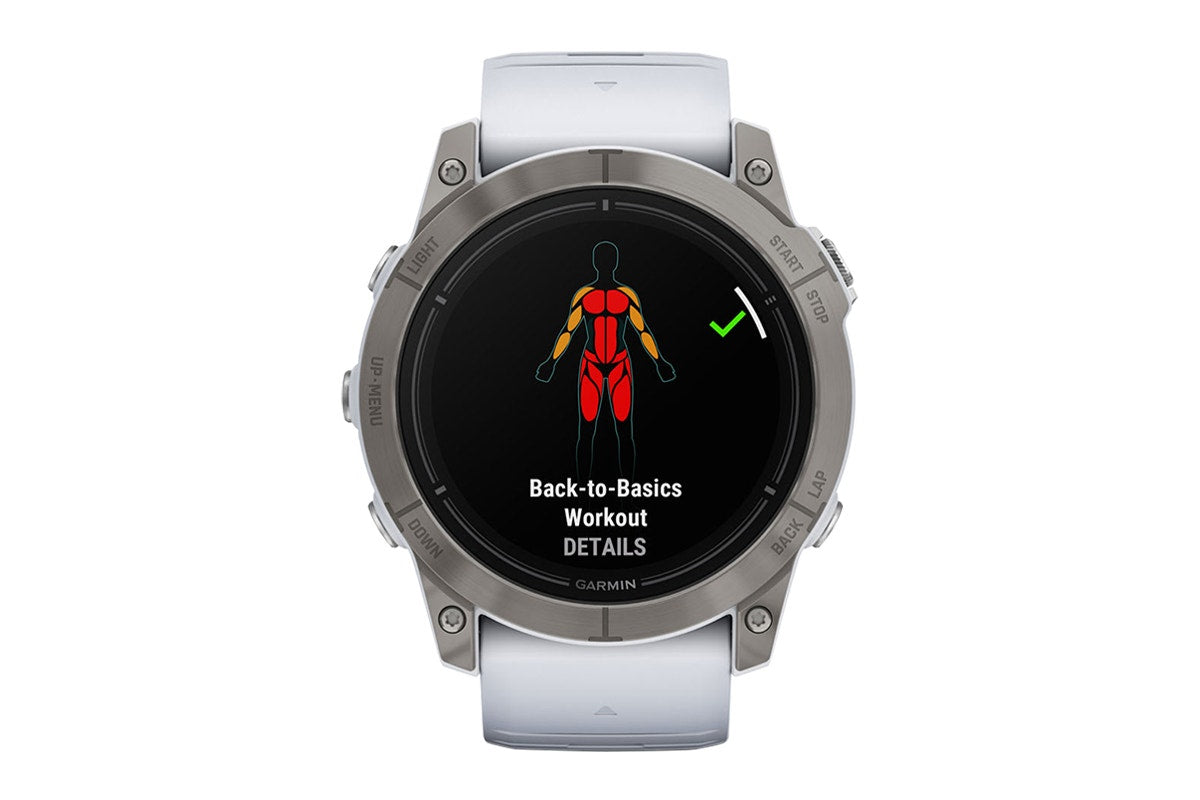 Garmin Epix Pro Gen 2 Sapphire Smart Sports Watch - Titanium with Whitestone Band, 51mm - SuperSaverAU - view 9