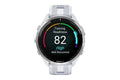 Garmin Forerunner 965 Smart Sports Watch (Titanium with Whitestone/Powder Grey Band, 47mm)