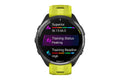 Garmin Forerunner 965 Smart Sports Watch (Carbon Grey DLC Titanium with Amp Yellow/Black Band, 47mm)