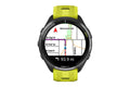 Garmin Forerunner 965 Smart Sports Watch (Carbon Grey DLC Titanium with Amp Yellow/Black Band, 47mm)
