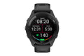 Garmin Forerunner 265 Smart Sports Watch (Black with Black/Powder Grey Band, 46mm)