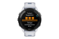 Garmin Forerunner 265 Smart Sports Watch (Black with Whitestone/Tidal Blue Band, 46mm)