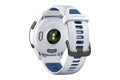 Garmin Forerunner 265 Smart Sports Watch (Black with Whitestone/Tidal Blue Band, 46mm)