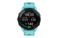 Garmin Forerunner 265 Smart Sports Watch (Black with Aqua/Black Band, 46mm)