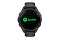 Garmin Forerunner 265S Smart Sports Watch (Black with Black/Amp Yellow Band, 42mm)