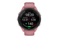 Garmin Forerunner 265S Smart Sports Watch (Black with Light Pink/Whitestone Band, 42mm)