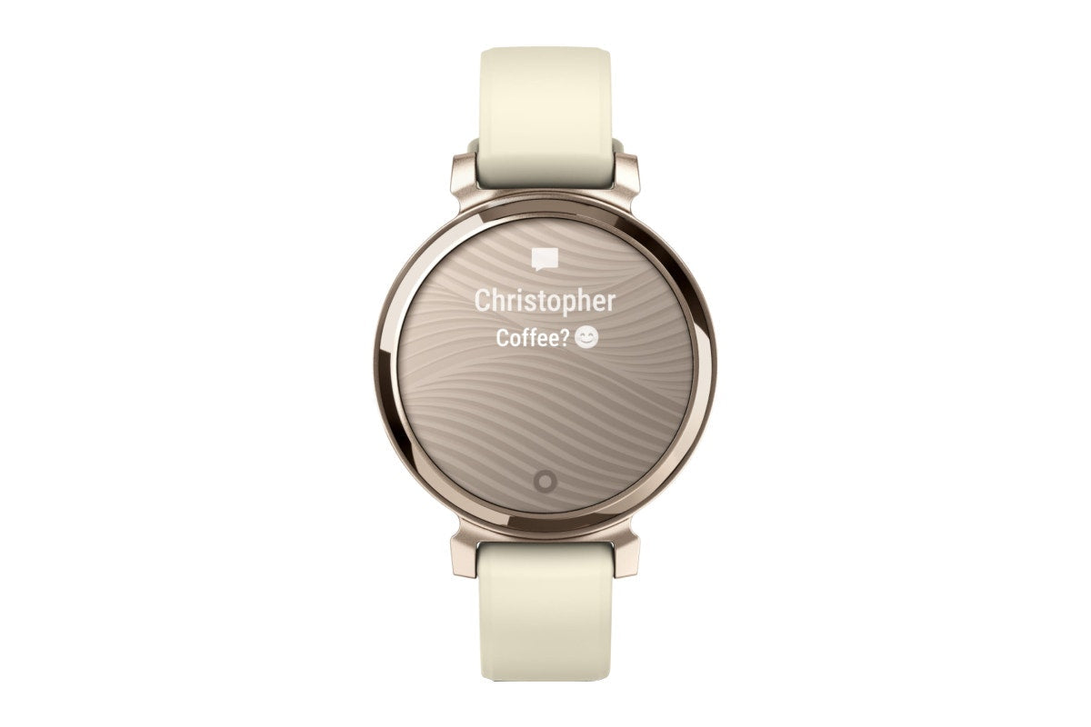 Garmin Lily 2 Smart Sports Watch (Cream Gold with Coconut Band)