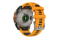 Garmin Fenix 8 Sapphire Smart Sports Watch (Titanium with Spark Orange/Graphite Band, 47mm)