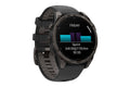 Garmin Fenix 8 AMOLED Sapphire Smart Sports Watch (Carbon Grey DLC Titanium with Black and Pebble Grey Band, 47mm)