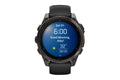 Garmin Fenix 8 AMOLED Sapphire Smart Sports Watch (Carbon Grey DLC Titanium with Black and Pebble Grey Band, 47mm)