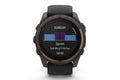 Garmin Fenix 8 Solar Sapphire Smart Sports Watch (Carbon Grey Titanium, Black/Pebble Grey Band, 51mm)