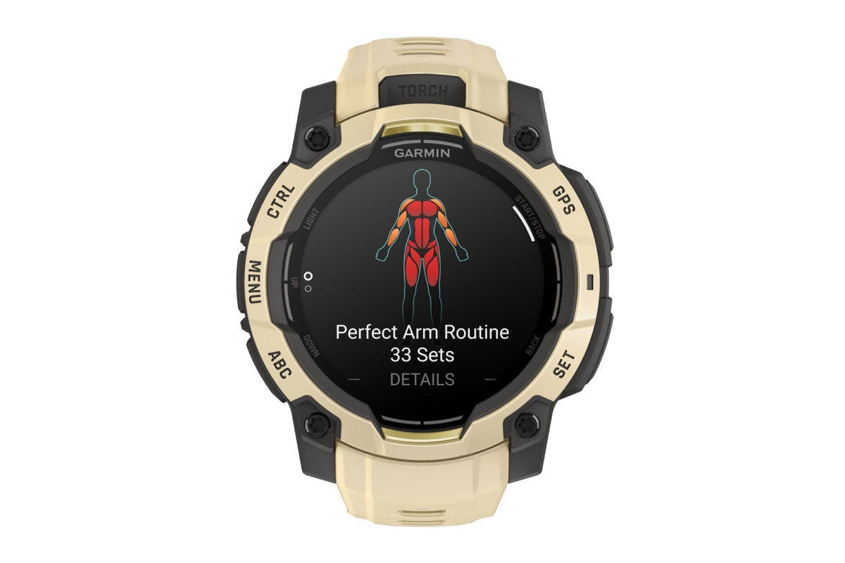 Garmin Instinct 3 AMOLED Smart Sports Watch (Citrine with Citrine Band, 45mm)