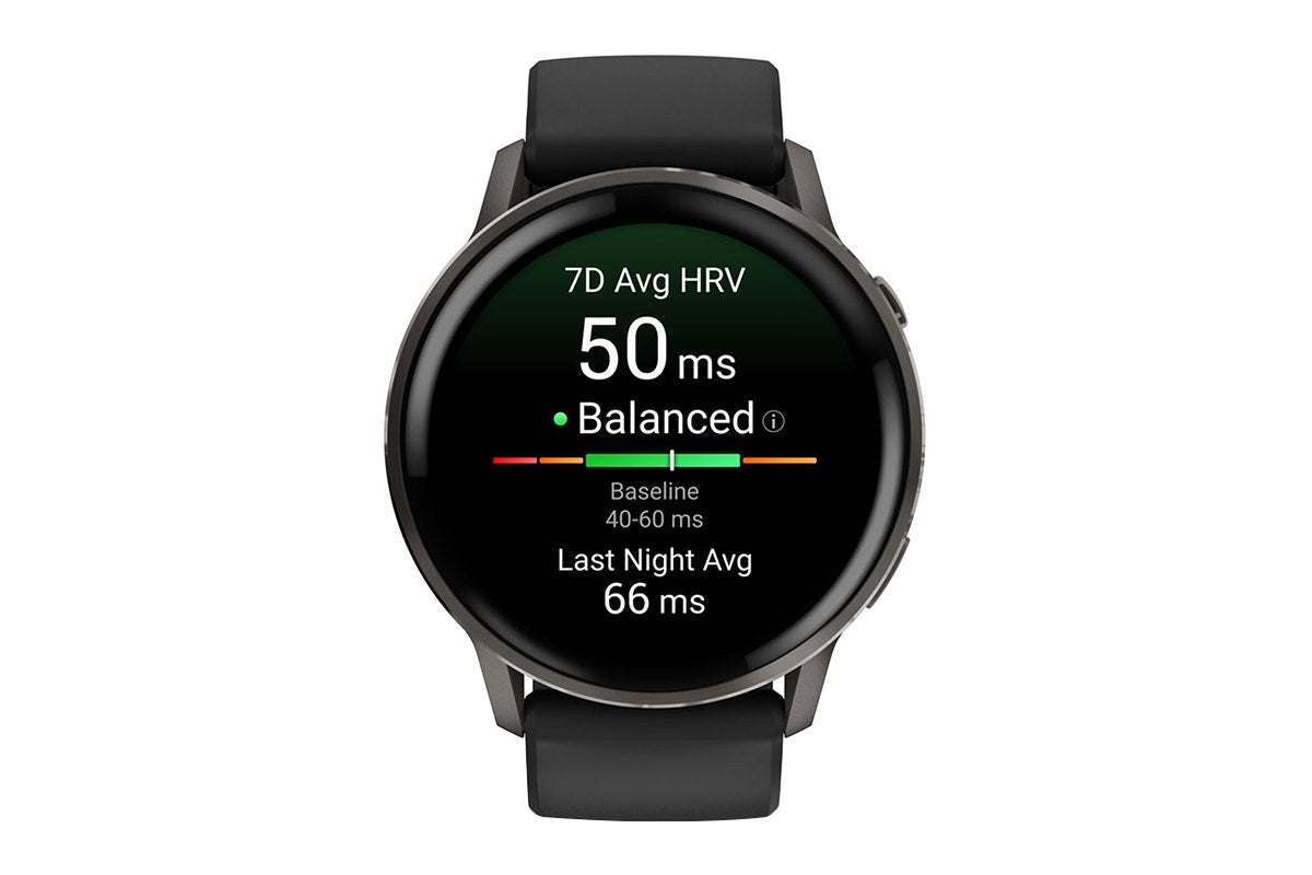 Garmin Venu 4 Smart Sports Watch (Slate/Black, 45mm)