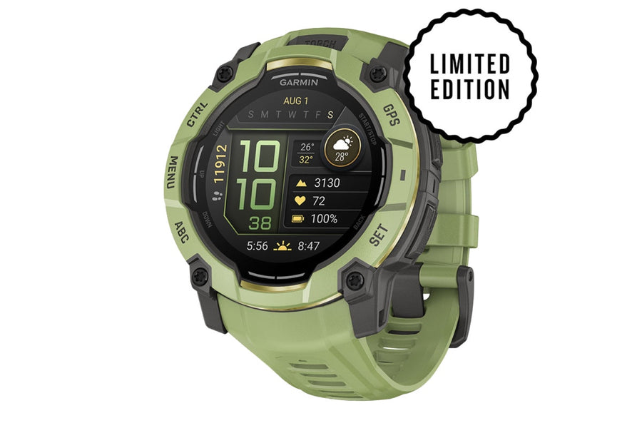 Garmin Instinct 3 AMOLED Smart Sports Watch (Fern Green with Fern Green Band, 50mm)