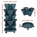 Greenfingers 5-Pot Strawberry Planter 35cm x 35cm x 75cm with Drainage System - SuperSaverAU - view 1
