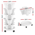 Greenfingers 5-Pot Strawberry Planter 35cm x 35cm x 75cm with Drainage System - SuperSaverAU - view 2
