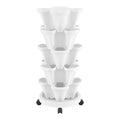 Greenfingers 5-Pot Strawberry Planter 35cm x 35cm x 75cm with Drainage System - SuperSaverAU - view 3