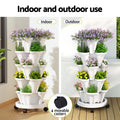 Greenfingers 5-Pot Strawberry Planter 35cm x 35cm x 75cm with Drainage System - SuperSaverAU - view 6