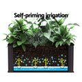 Green Fingers Raised Garden Bed 40x40x23cm PP Planter Box for Herbs & Vegetables - SuperSaverAU - view 6