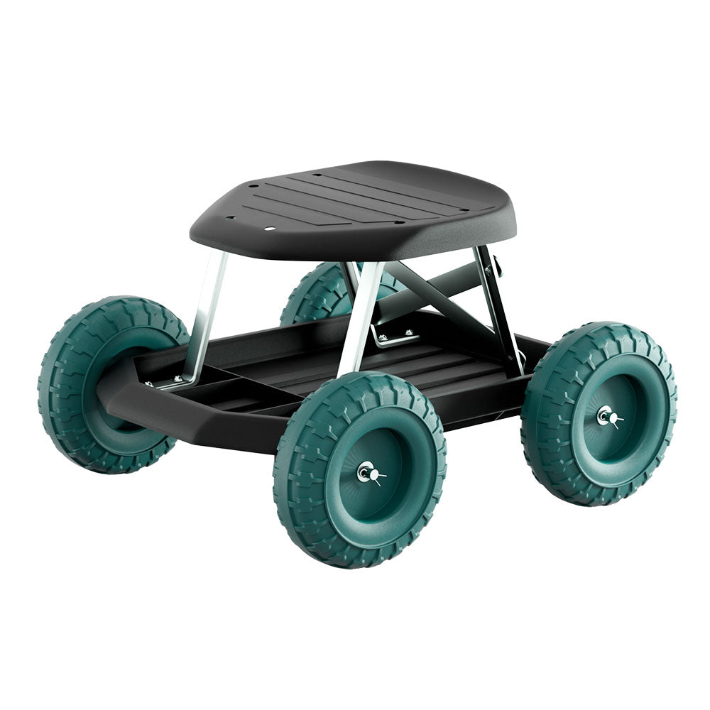 Gardeon Garden Cart Rolling Stool with Wheels Gardening Helper Seat Farm Yard - SuperSaverAU - view 1