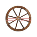 Gardeon Wooden Wagon Wheel 60cm - Rustic Fir Wood, Weatherproof Garden Decor - SuperSaverAU - view 2
