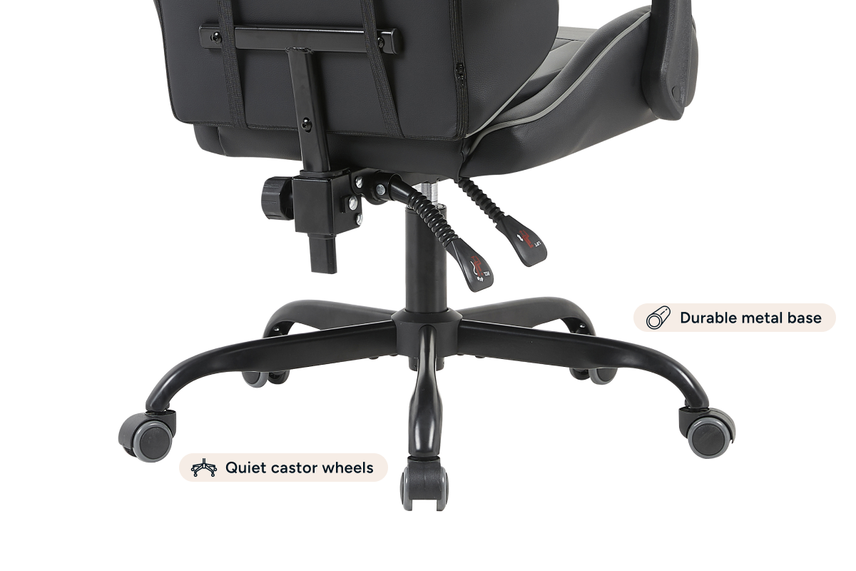 Gorilla Gaming Prodigy Gaming Chair (Black/Grey)