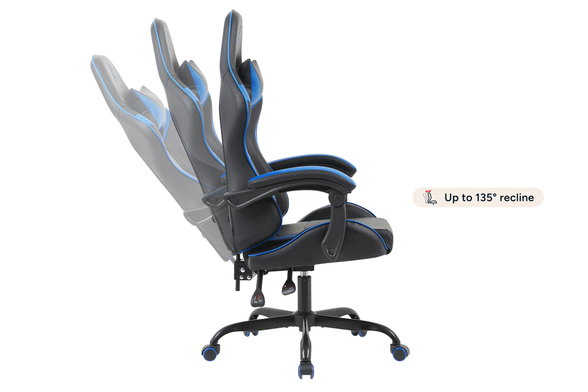 Gorilla Gaming Prodigy Gaming Chair (Black/Blue)