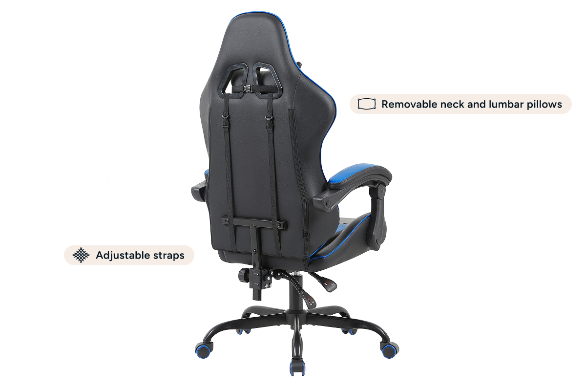 Gorilla Gaming Prodigy Gaming Chair (Black/Blue)